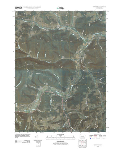 United States Geological Survey Keeneyville, PA (2010, 24000-Scale) digital map