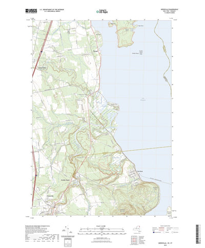 United States Geological Survey Keeseville, NY (2023, 24000-Scale) digital map