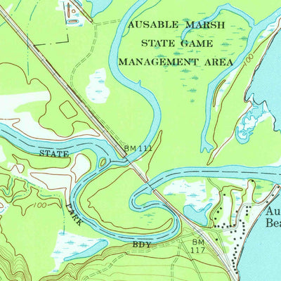 United States Geological Survey Keeseville, NY-VT (1966, 24000-Scale) digital map