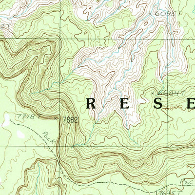United States Geological Survey Keet Seel Ruin, AZ (1988, 24000-Scale) digital map