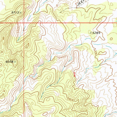 United States Geological Survey Keg Mountain Ranch, UT (1971, 24000-Scale) digital map