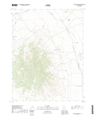 United States Geological Survey Keg Mountain Ranch, UT (2023, 24000-Scale) digital map