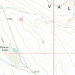 United States Geological Survey Keg Springs Valley East, OR (1971, 24000-Scale) digital map