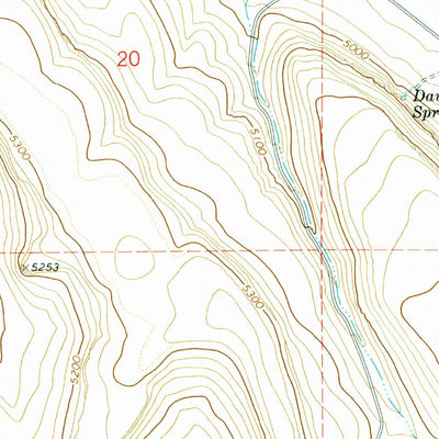 United States Geological Survey Keg Springs Valley East, OR (1971, 24000-Scale) digital map