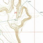 United States Geological Survey Keg Springs Valley West, OR (1971, 24000-Scale) digital map