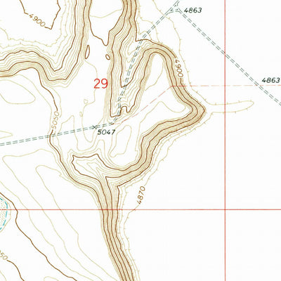 United States Geological Survey Keg Springs Valley West, OR (1971, 24000-Scale) digital map