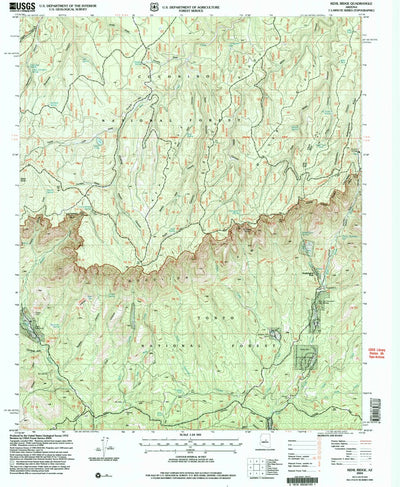United States Geological Survey Kehl Ridge, AZ (2004, 24000-Scale) digital map