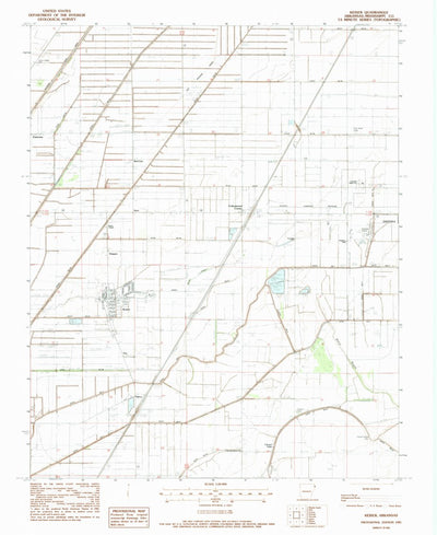 United States Geological Survey Keiser, AR (1983, 24000-Scale) digital map