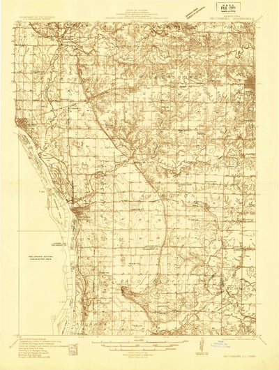 United States Geological Survey Keithsburg, IL-IA (1935, 48000-Scale) digital map