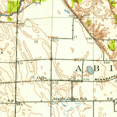 United States Geological Survey Keithsburg, IL-IA (1935, 62500-Scale) digital map