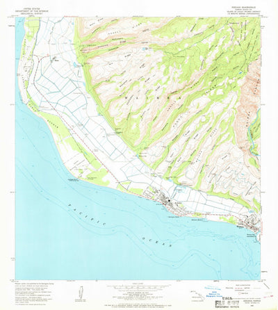 United States Geological Survey Kekaha, HI (1963, 24000-Scale) digital map