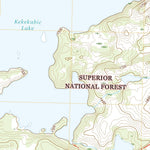 United States Geological Survey Kekekabic Lake, MN (2022, 24000-Scale) digital map