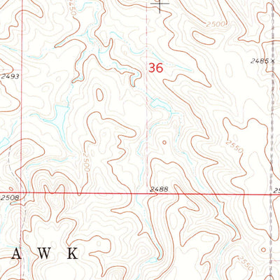 United States Geological Survey Keldron, SD-ND (1972, 24000-Scale) digital map