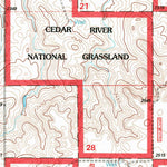 United States Geological Survey Keldron, SD-ND (1998, 24000-Scale) digital map