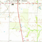 United States Geological Survey Kell, IL (1965, 24000-Scale) digital map