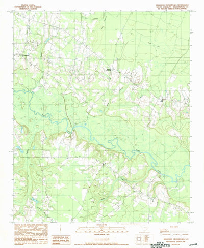 United States Geological Survey Kellehan Crossroads, SC (1990, 24000-Scale) digital map