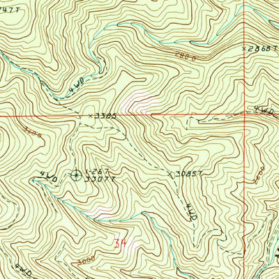 United States Geological Survey Keller Butte, WA (1989, 24000-Scale) digital map