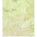 United States Geological Survey Keller Peak, CA (1967, 24000-Scale) digital map