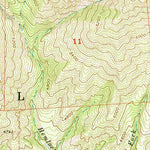 United States Geological Survey Keller Peak, CA (1967, 24000-Scale) digital map