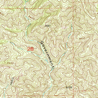 United States Geological Survey Keller Peak, CA (1967, 24000-Scale) digital map