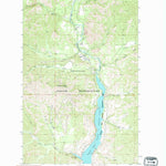United States Geological Survey Keller, WA (1989, 24000-Scale) digital map