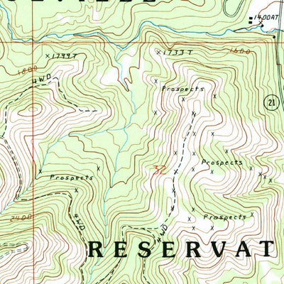 United States Geological Survey Keller, WA (1989, 24000-Scale) digital map