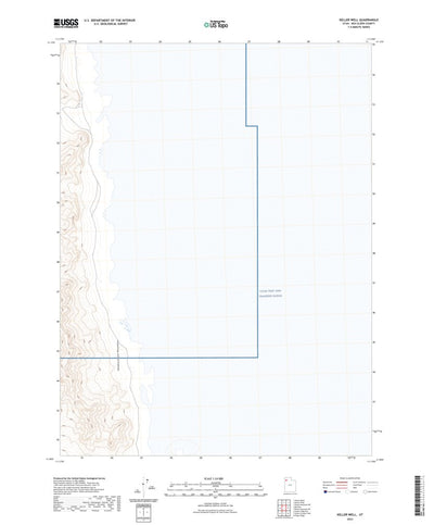 United States Geological Survey Keller Well, UT (2023, 24000-Scale) digital map