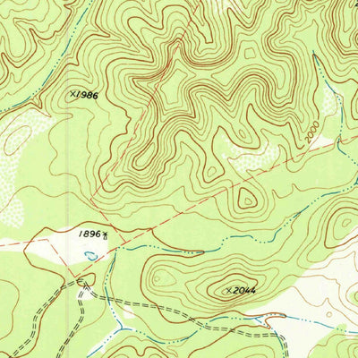 United States Geological Survey Kelley Peak, TX (1974, 24000-Scale) digital map