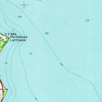 United States Geological Survey Kelleys Island, OH (1959, 24000-Scale) digital map