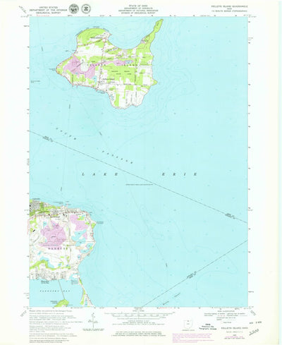 United States Geological Survey Kelleys Island, OH (1969, 24000-Scale) digital map
