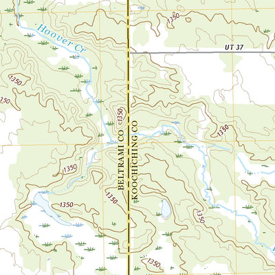 United States Geological Survey Kelliher, MN (2022, 24000-Scale) digital map
