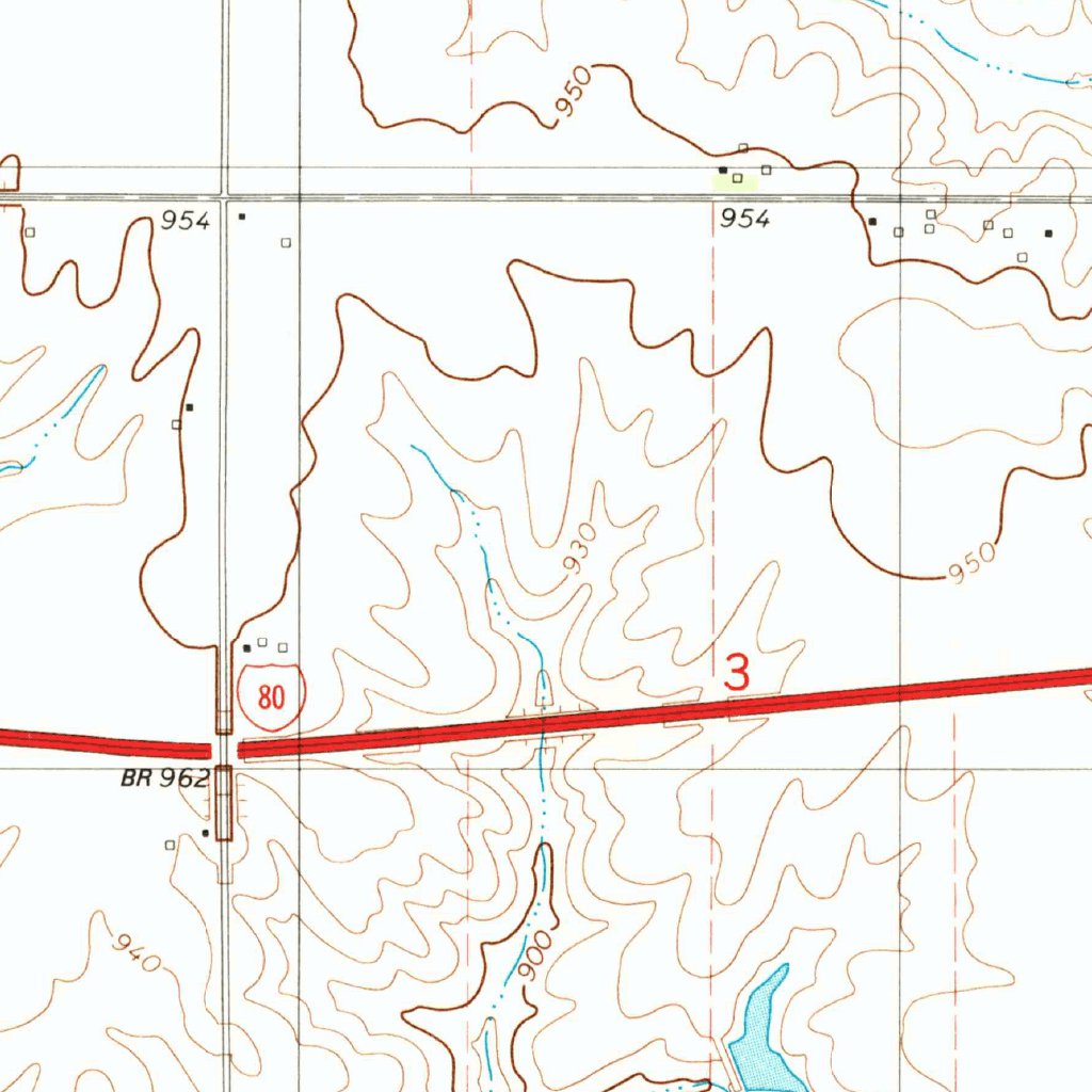 Kellogg, IA (1980, 24000Scale) Map by United States Geological Survey