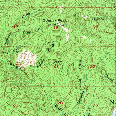 United States Geological Survey Kellogg, ID (1957, 62500-Scale) digital map