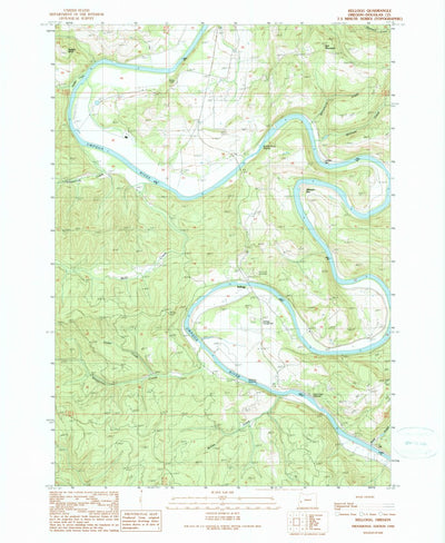 United States Geological Survey Kellogg, OR (1990, 24000-Scale) digital map
