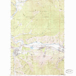 United States Geological Survey Kellogg West, ID (1985, 24000-Scale) digital map