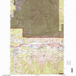 United States Geological Survey Kellogg West, ID (1996, 24000-Scale) digital map