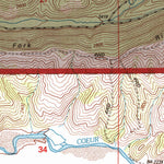United States Geological Survey Kellogg West, ID (1996, 24000-Scale) digital map