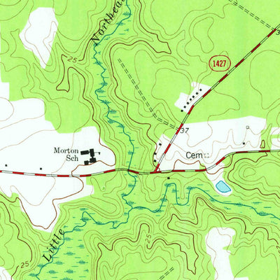 United States Geological Survey Kellum, NC (1977, 24000-Scale) digital map