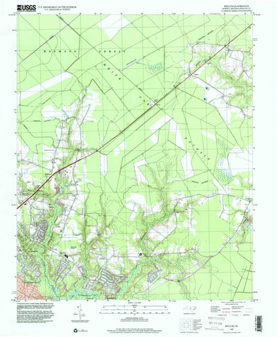 United States Geological Survey Kellum, NC (1997, 24000-Scale) digital map