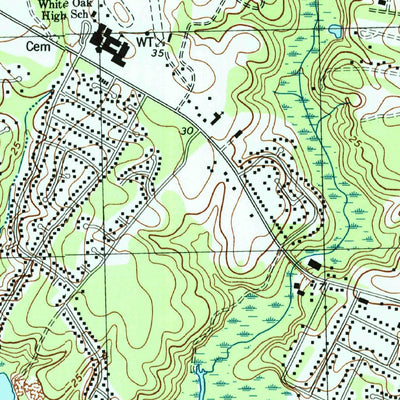 United States Geological Survey Kellum, NC (1997, 24000-Scale) digital map
