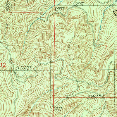 United States Geological Survey Kelly Butte, OR (1990, 24000-Scale) digital map
