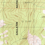 United States Geological Survey Kelly Creek, MT (1987, 24000-Scale) digital map
