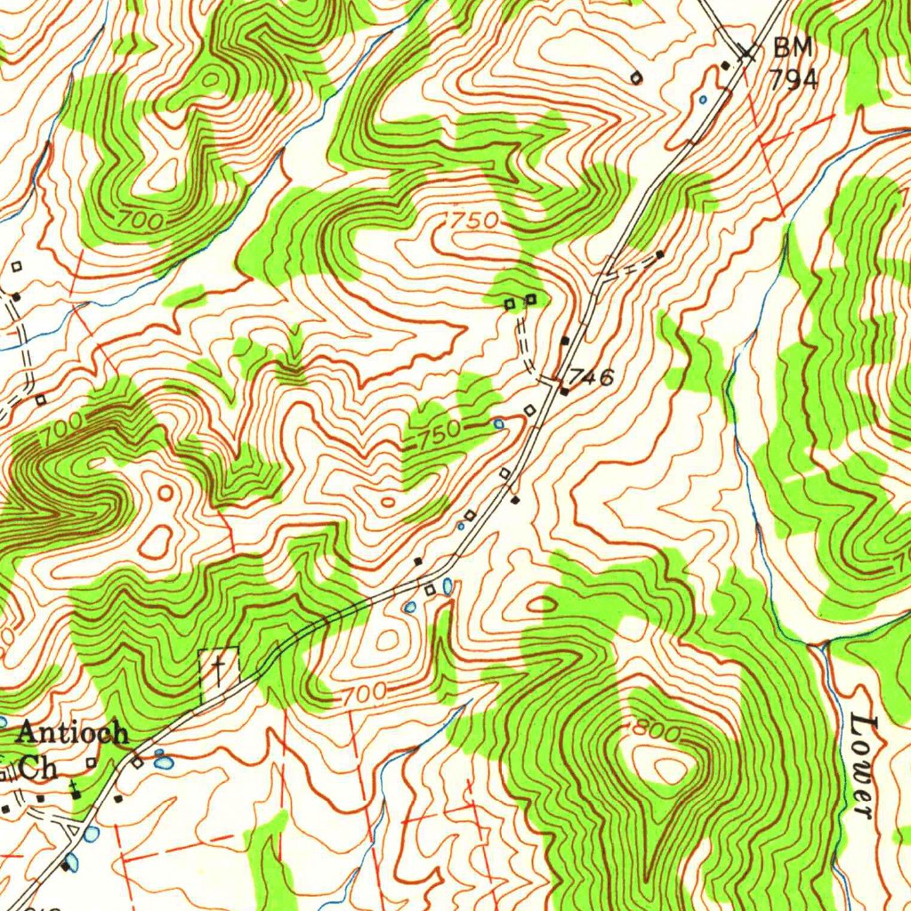 Kely Map Kelly, KY (1957, 24000-Scale) Map by United States Geological Survey ...