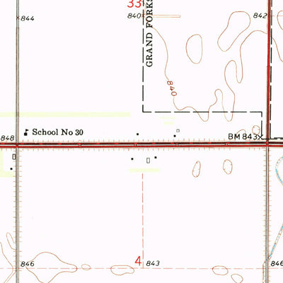 United States Geological Survey Kelly, ND (1963, 24000-Scale) digital map