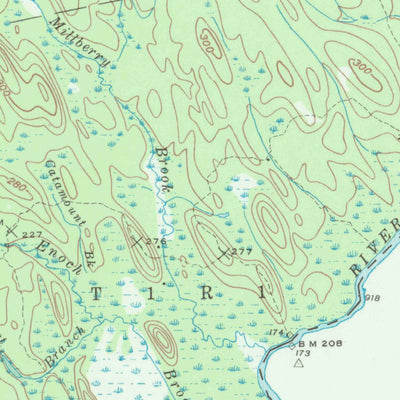 United States Geological Survey Kellyland, ME (1940, 62500-Scale) digital map