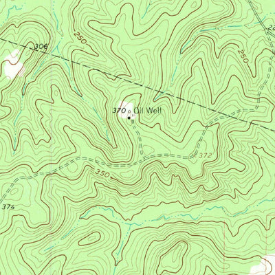 United States Geological Survey Kellyville, TX (1962, 24000-Scale) digital map