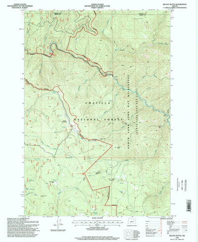 United States Geological Survey Kelsay Butte, OR (1995, 24000-Scale) digital map