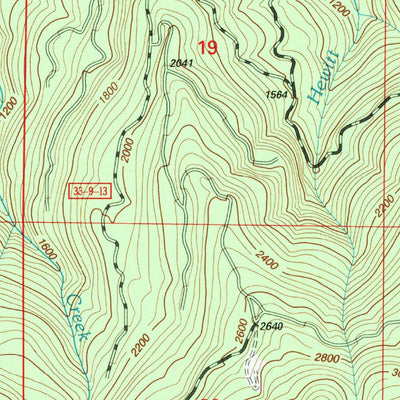 United States Geological Survey Kelsey Peak, OR (1998, 24000-Scale) digital map