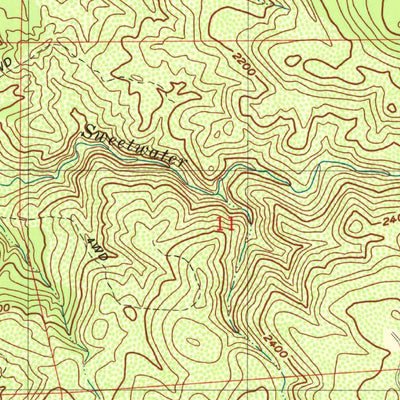 United States Geological Survey Kelseyville, CA (1993, 24000-Scale) digital map