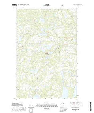 United States Geological Survey Kelso Mountain, MN (2022, 24000-Scale) digital map